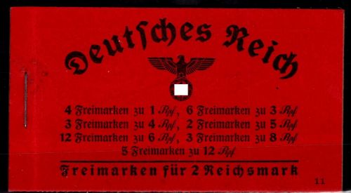 Deutsches Reich MH 39.1 postfrisch Deckel mit Faltspur #OR216