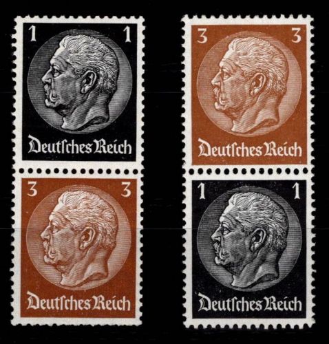 Deutsches Reich S 115, S 117 mit Falz #OR223