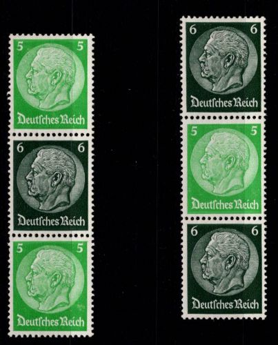 Deutsches Reich S 188, S 190 mit Falz #OR271