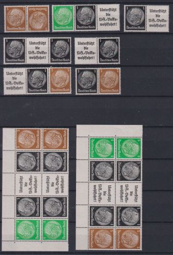 Deutsches Reich KZ 22-WK6 postfrisch Einheitgeber II komplett #OR305