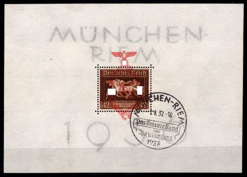 Deutsches Reich Block 10 gestempelt