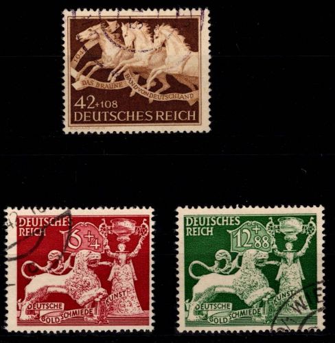 Deutsches Reich 815, 816-817 gestempelt #OP770