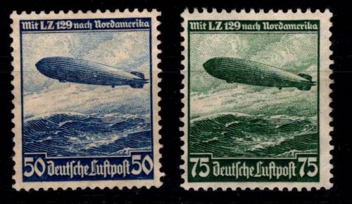 Deutsches Reich 606-607y ohne Gummi #OQ491