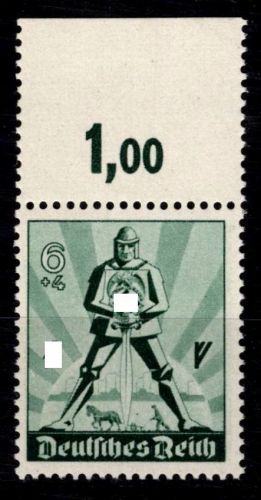 Deutsches Reich 745 postfrisch vom Oberrand #OQ662