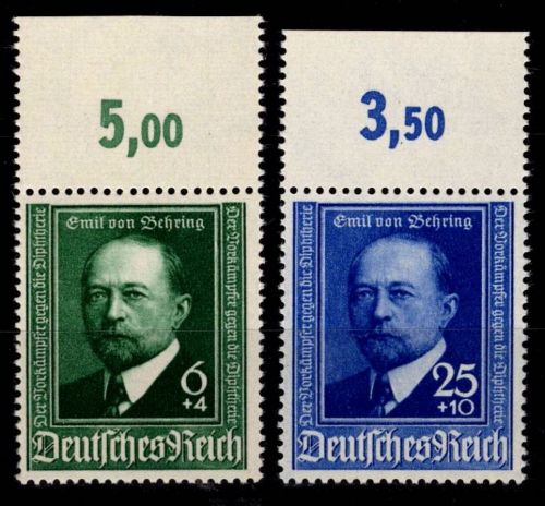 Deutsches Reich 760-761 postfrisch vom Oberrand #OQ682