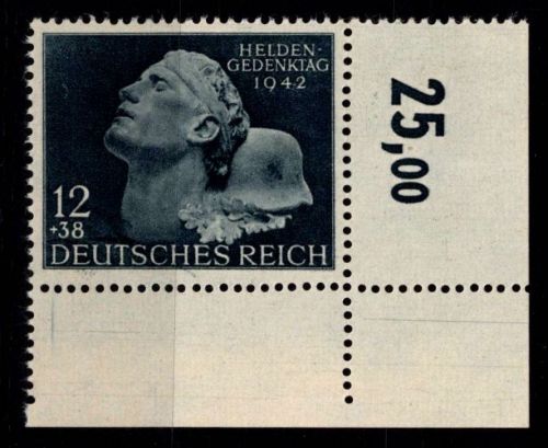 Deutsches Reich 812 postfrisch vom Eckrand #OQ732