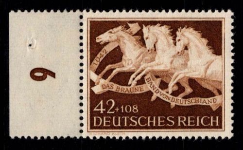 Deutsches Reich 815 postfrisch vom Unterrand #OQ742