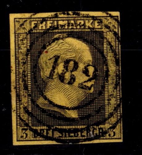 Preußen 4 gestempelt N4 182 "Bremen", Pracht #OP425