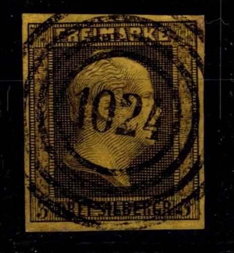 Preußen 4 gestempelt N4 1024 "Neusalz", Pracht #OP437