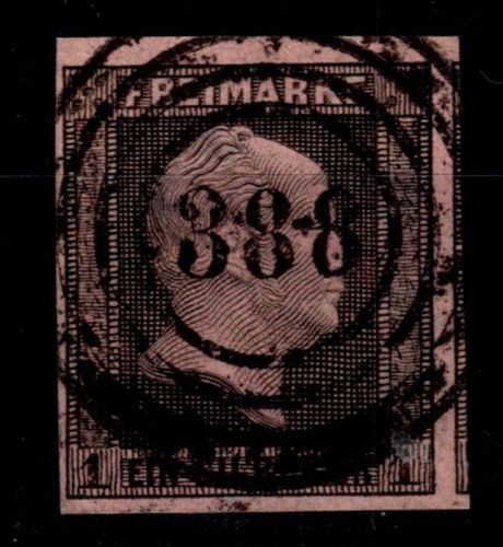 Preußen 2 gestempelt N4 388 "Erkner", Pracht #OP444