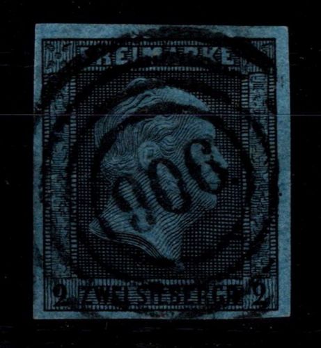 Preußen 3 gestempelt N4 906 "Magdeburg", Pracht #OP477