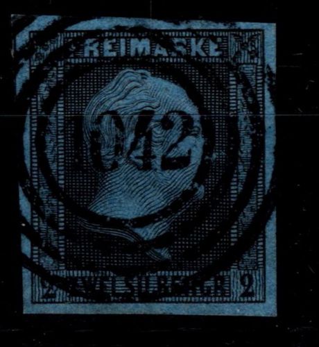 Preußen 3 gestempelt N4 1042 "Neuwied", Pracht #OP478