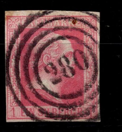 Preußen 6 b gestempelt N4 280 "Bad Kreuznach", Pracht #OP486