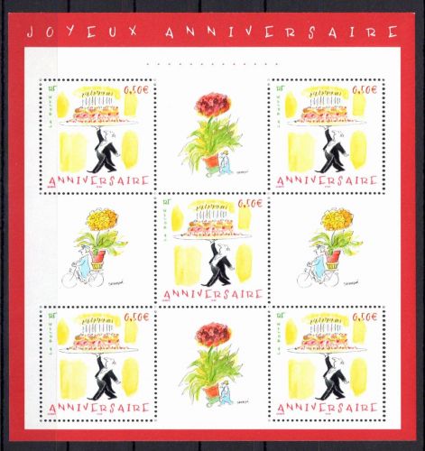 Frankreich 3833 postfrisch als Kleinbogen #OP262