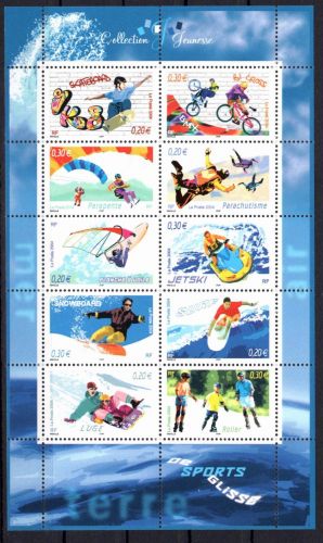 Frankreich 3839-3848 postfrisch als Kleinbogen #OP263