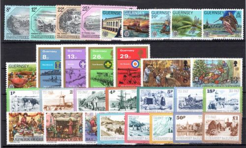Großbritannien Guernsey Jahrgang 1982 postfrisch #OP400