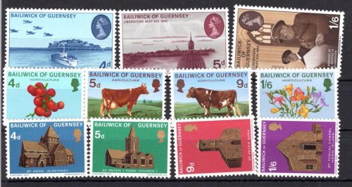 Großbritannien Guernsey Jahrgang 1970 postfrisch #OP814