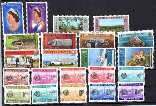 Großbritannien Guernsey Jahrgang 1977 postfrisch #OP818