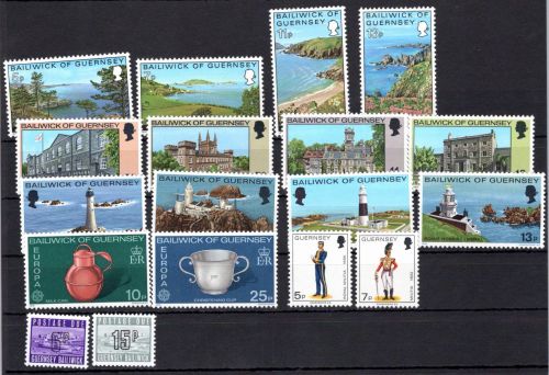 Großbritannien Guernsey Jahrgang 1976 postfrisch #OP819