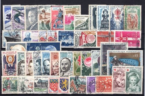 Frankreich Jahrgang 1962 gestempelt #OP832
