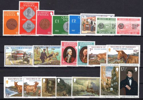 Großbritannien Guernsey Jahrgang 1980 postfrisch #OP802