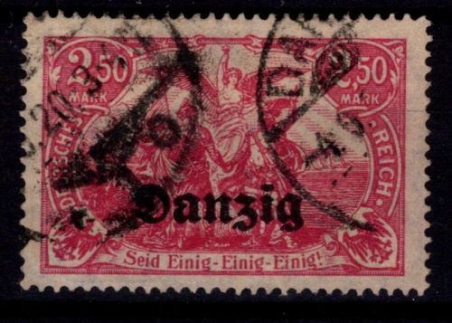 Danzig 12 c gestempelt neues Attest Gruber BPP #OJ842