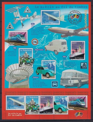 Frankreich 3608-3612 postfrisch als Kleinbogen #OP201