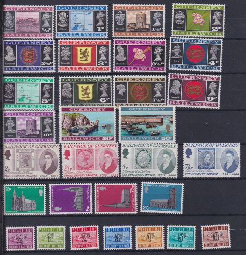 Großbritannien Guernsey Jahrgang 1971 postfrisch #OP812