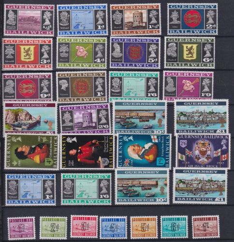 Großbritannien Guernsey Jahrgang 1969 postfrisch #OP813