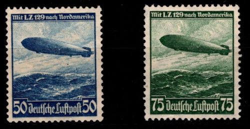 Deutsches Reich 606-607 ohne Gummi #OR018