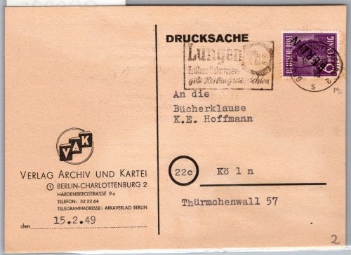 Berlin 2 auf Postkarte gepr. Schlegel BPP #OR032