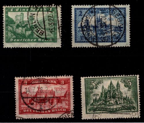 Deutsches Reich 364-367 gestempelt