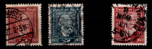 Deutsches Reich 362-363, 362 y gestempelt