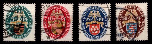Deutsches Reich 398-401 gestempelt