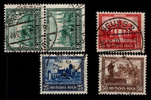 Deutsches Reich 450-453 gestempelt #OP542