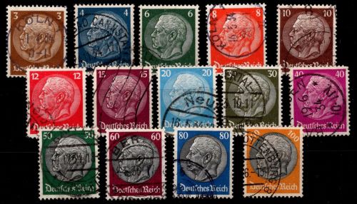 Deutsches Reich 482-495 gestempelt #OP546
