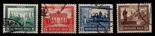 Deutsches Reich 450-453 gestempelt