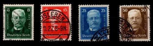 Deutsches Reich 403-406 gestempelt