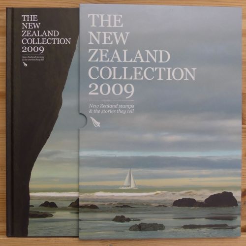 Neuseeland Jahreskollektion 2009 postfrisch im Hardcover/ Kassette #OM548