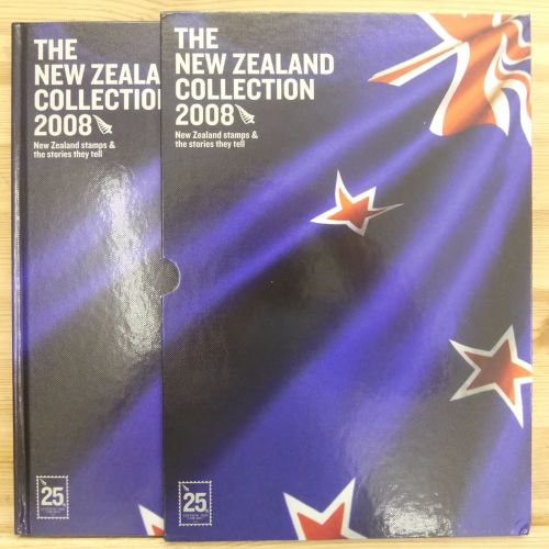 Neuseeland Jahreskollektion 2008 postfrisch im Hardcover/ Kassette #OM549