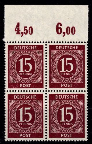 Alliierte Besetzung 921 b P OR ndgz postfrisch Farbgeprüft Arge #OR328