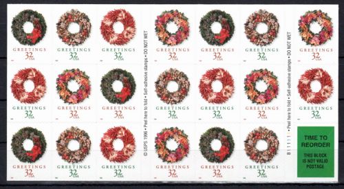 USA 3055-3058 postfrisch als Folienblatt #ON405