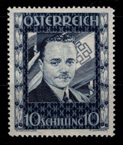 Österreich 588 postfrisch Engelbert Dollfuß #OM076