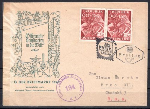 Österreich 946 gestempelt als FDC #OM135