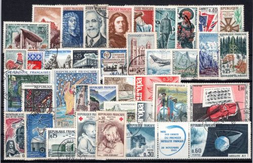 Frankreich Jahrgang 1965 gestempelt #OP839