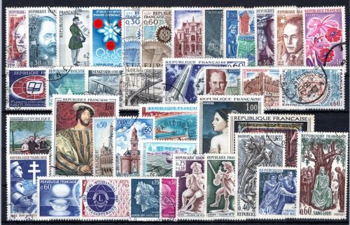 Frankreich Jahrgang 1967 gestempelt #OP841