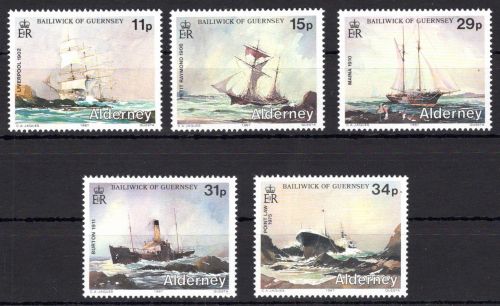 Großbritannien Guernsey Alderney postfrisch Jahrgang 1987 #OP853