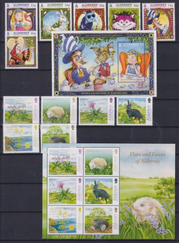 Großbritannien Guernsey Alderney postfrisch Jahrgang 2015 #OP855