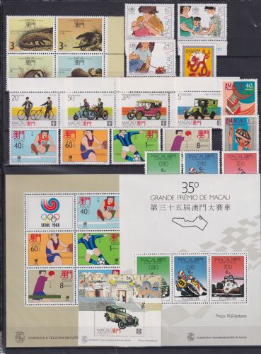 Macau Jahrgang 1988 postfrisch #OM069