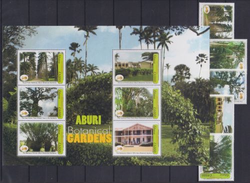 Ghana 3994-3998 und Block 3999-4004 postfrisch Kleinbogen / Natur #OE075